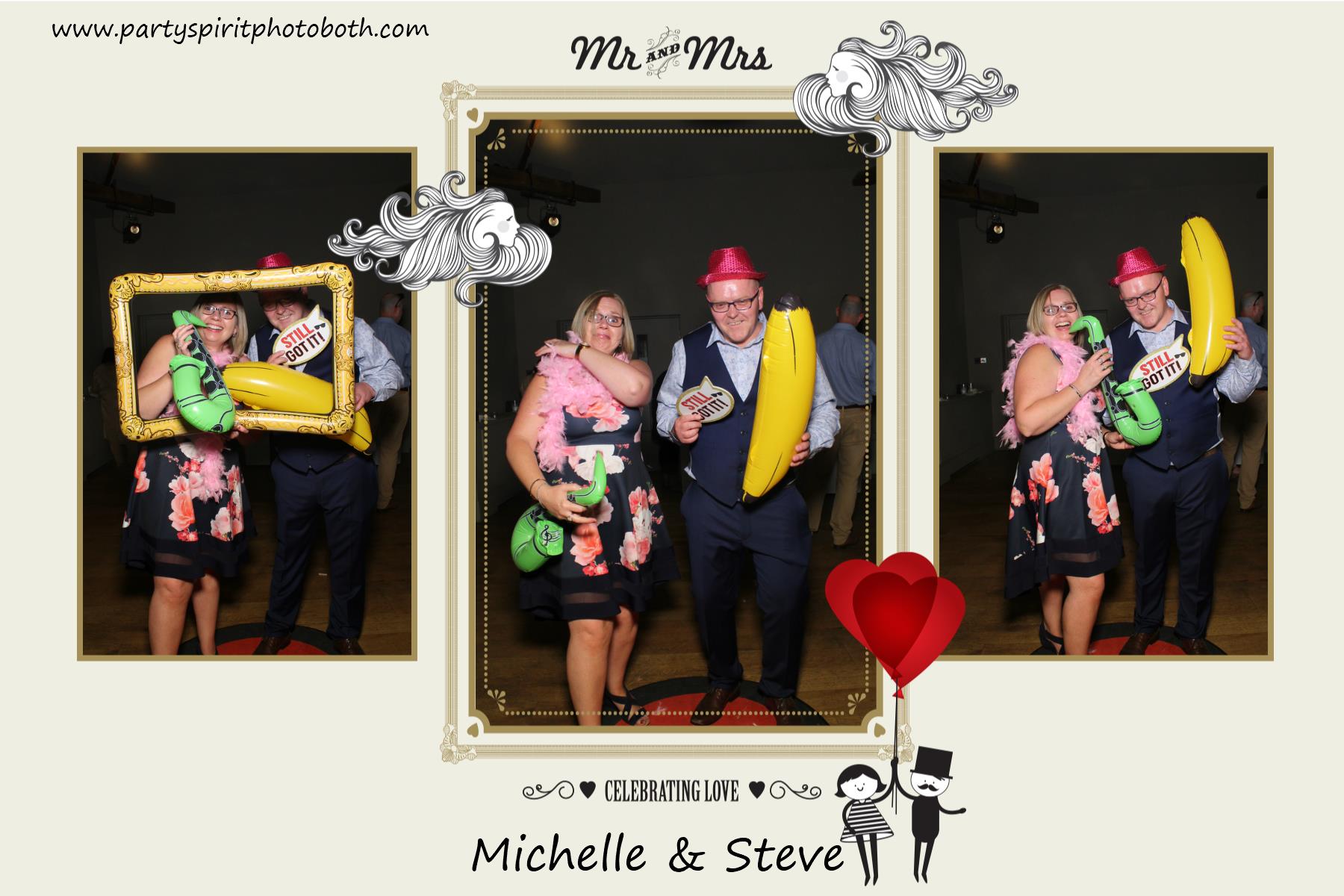 Michelle & Steve Wedding | View more photos from the event at gallery.partyspiritphotobooth.com/u/PartySpiritPhotoBooth/Michelle-Steve-Wedding